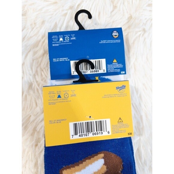 Men’s Novelty Socks Snack Pack Moon Pie Kraft Mac n Cheese NWT - Picture 6 of 7